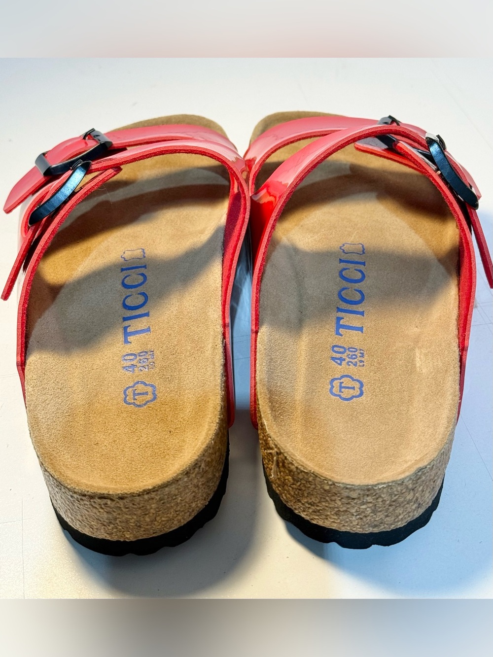 T TICCI Amazon Flexible Cork Footbed Sandals for Women - Arch Support adjustable - Picture 5 of 8